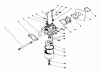 Toro 22710C - Lawnmower, 1989 (SN 9900001-9999999) Listas de piezas de repuesto y dibujos ENGINE ASSEMBLY MODEL NO. 47PJ8 #3