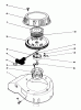 Toro 22710C - Lawnmower, 1989 (SN 9900001-9999999) Listas de piezas de repuesto y dibujos ENGINE ASSEMBLY MODEL NO. 47PJ8 #6