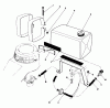 Toro 22710C - Lawnmower, 1989 (SN 9900001-9999999) Listas de piezas de repuesto y dibujos GAS TANK ASSEMBLY