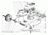Toro 23144 - 21" Whirlwind Hevi-Duty Lawnmower, 1974 (4000001-4999999) Listas de piezas de repuesto y dibujos HOUSING ASSEMBLY S.P. MODELS 23144 & 23123