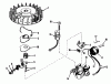 Toro 23004 - 21" Whirlwind Hevi-Duty Lawnmower, 1974 (4000001-4999999) Listas de piezas de repuesto y dibujos MAGNETO NO. 610689A