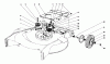Toro 23004 - 21" Whirlwind Hevi-Duty Lawnmower, 1974 (4000001-4999999) Listas de piezas de repuesto y dibujos REAR AXLE & TIRE ASSEMBLY S.P. MODELS 23144 & 23123