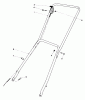 Toro 23022 - Lawnmower, 1983 (3000001-3999999) Listas de piezas de repuesto y dibujos HANDLE ASSEMBLY