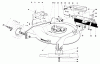 Toro 23158 - 21" Whirlwind Hevi-Duty Lawnmower, 1979 (9000001-9999999) Listas de piezas de repuesto y dibujos HOUSING ASSEMBLY