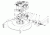 Toro 23158 - Lawnmower, 1980 (0000001-0999999) Listas de piezas de repuesto y dibujos ENGINE ASSEMBLY