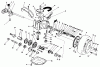 Toro 23158 - Lawnmower, 1983 (3000001-3999999) Listas de piezas de repuesto y dibujos GEAR CASE ASSEMBLY