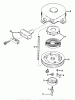 Toro 23370 - 21" Whirlwind Hevi-Duty Lawnmower, 1978 (8000001-8999999) Listas de piezas de repuesto y dibujos REWIND STARTER NO. 590420