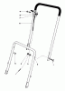 Toro 23375 - 21" Commercial Lawnmower, 1980 (0000001-0999999) Listas de piezas de repuesto y dibujos HANDLE ASSEMBLY