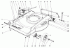 Toro 23400 - Lawnmower, 1980 (0000001-0999999) Listas de piezas de repuesto y dibujos MOWER HOUSING ASSEMBLY