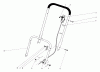 Toro 23450 - Lawnmower, 1981 (1000001-1999999) Listas de piezas de repuesto y dibujos HANDLE ASSEMBLY