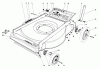 Toro 23450 - Lawnmower, 1981 (1000001-1999999) Listas de piezas de repuesto y dibujos MOWER HOUSING ASSEMBLY