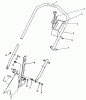 Toro 26551 - Lawnmower, 1989 (9000001-9999999) Listas de piezas de repuesto y dibujos HANDLE ASSEMBLY