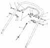 Toro 26551 - Lawnmower, 1989 (9000001-9999999) Listas de piezas de repuesto y dibujos TRACTION CONTROL ASSEMBLY