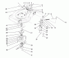 Toro 26562 - Lawnmower, 1990 (0000001-0999999) Listas de piezas de repuesto y dibujos BLADE & BRAKE ASSEMBLY
