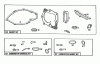 Toro 26562 - Lawnmower, 1990 (0000001-0999999) Listas de piezas de repuesto y dibujos ENGINE MODEL 124702-0136-01 #1