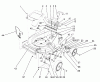 Toro 26562 - Lawnmower, 1990 (0000001-0999999) Listas de piezas de repuesto y dibujos HOUSING ASSEMBLY