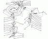 Toro 26562 - Lawnmower, 1992 (2000001-2999999) Listas de piezas de repuesto y dibujos BLADE & BRAKE ASSEMBLY