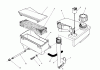 Toro 26620BG - Lawnmower, 1990 (0009001-0999999) Listas de piezas de repuesto y dibujos AIR CLEANER & FUEL TANK ASSEMBLY (ENGINE NO. VMG6, VMJ8 & VMK9)
