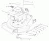 Toro 26620BG - Lawnmower, 1991 (1000001-1999999) Listas de piezas de repuesto y dibujos ENGINE ASSEMBLY