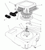 Toro 26620BG - Lawnmower, 1991 (1000001-1999999) Listas de piezas de repuesto y dibujos RECOIL ASSEMBLY (ENGINE NO. VM140)