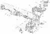 Toro 26620BG - Lawnmower, 1992 (2000001-2999999) Listas de piezas de repuesto y dibujos CRANKCASE ASSEMBLY (ENGINE NO. VMM1-7)