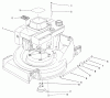 Toro 26620BG - Lawnmower, 1992 (2000001-2999999) Listas de piezas de repuesto y dibujos ENGINE ASSEMBLY