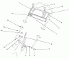 Toro 26620BG - Lawnmower, 1992 (2000001-2999999) Listas de piezas de repuesto y dibujos HANDLE ASSEMBLY