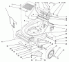Toro 26620BG - Lawnmower, 1992 (2000001-2999999) Listas de piezas de repuesto y dibujos HOUSING ASSEMBLY