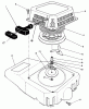 Toro 26620BG - Lawnmower, 1992 (2000001-2999999) Listas de piezas de repuesto y dibujos RECOIL ASSEMBLY (ENGINE NO. VMM1-7)