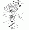 Toro 26620B - Lawnmower, 1993 (3900001-3999999) Listas de piezas de repuesto y dibujos BLADE ASSEMBLY