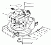 Toro 26620B - Lawnmower, 1993 (3900001-3999999) Listas de piezas de repuesto y dibujos ENGINE ASSEMBLY