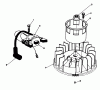 Toro 26620B - Lawnmower, 1993 (3900001-3999999) Listas de piezas de repuesto y dibujos MAGNETO & FLYWHEEL ASSEMBLY (ENGINE NO. VMM1-2)