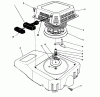 Toro 26620B - Lawnmower, 1993 (3900001-3999999) Listas de piezas de repuesto y dibujos RECOIL ASSEMBLY (ENGINE NO. VMM1-2)