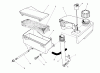 Toro 26620BF - Lawnmower, 1991 (1000001-1999999) Listas de piezas de repuesto y dibujos AIR CLEANER & FUEL TANK ASSEMBLY (ENGINE NO. VML0-7)