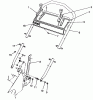 Toro 26620C - Lawnmower, 1989 (9000001-9999999) Listas de piezas de repuesto y dibujos HANDLE ASSEMBLY