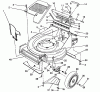 Toro 26620C - Lawnmower, 1989 (9000001-9999999) Listas de piezas de repuesto y dibujos HOUSING ASSEMBLY