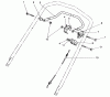 Toro 26620C - Lawnmower, 1989 (9000001-9999999) Listas de piezas de repuesto y dibujos TRACTION CONTROL ASSEMBLY