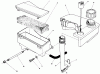 Toro 26621 - Lawnmower, 1990 (0000001-0999999) Listas de piezas de repuesto y dibujos AIR CLEANER & FUEL TANK ASSEMBLY (ENGINE MODEL NO. VMK9-2)