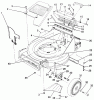 Toro 26621 - Lawnmower, 1990 (0000001-0999999) Listas de piezas de repuesto y dibujos HOUSING ASSEMBLY