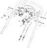 Toro 26621 - Lawnmower, 1990 (0000001-0999999) Listas de piezas de repuesto y dibujos TRACTION CONTROL ASSEMBLY