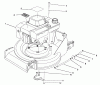 Toro 26621B - Lawnmower, 1991 (1000001-1999999) Listas de piezas de repuesto y dibujos ENGINE ASSEMBLY
