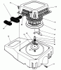 Toro 26621B - Lawnmower, 1991 (1000001-1999999) Listas de piezas de repuesto y dibujos RECOIL ASSEMBLY (ENGINE MODEL NO. VML0-2)