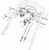 Toro 26621B - Lawnmower, 1991 (1000001-1999999) Listas de piezas de repuesto y dibujos TRACTION CONTROL ASSEMBLY