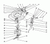 Toro 26621B - Lawnmower, 1992 (2000001-2999999) Listas de piezas de repuesto y dibujos BLADE BRAKE CLUTCH ASSEMBLY