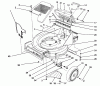 Toro 26621B - Lawnmower, 1992 (2000001-2999999) Listas de piezas de repuesto y dibujos HOUSING ASSEMBLY
