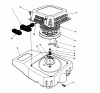 Toro 26621B - Lawnmower, 1992 (2000001-2999999) Listas de piezas de repuesto y dibujos RECOIL ASSEMBLY (ENGINE MODEL NO. VMM1-2)