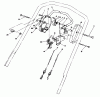 Toro 26621B - Lawnmower, 1992 (2000001-2999999) Listas de piezas de repuesto y dibujos TRACTION CONTROL ASSEMBLY