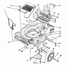 Toro 26622 - Lawnmower, 1989 (9000001-9999999) Listas de piezas de repuesto y dibujos HOUSING ASSEMBLY (UNIT SERIAL NO. 9002426 THRU 9010533)