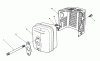 Toro 26622 - Lawnmower, 1989 (9000001-9999999) Listas de piezas de repuesto y dibujos MUFFLER ASSEMBLY (ENGINE MODEL NO. VMJ8)