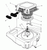 Toro 26622 - Lawnmower, 1989 (9000001-9999999) Listas de piezas de repuesto y dibujos RECOIL ASSEMBLY (ENGINE MODEL NO. VMJ8)